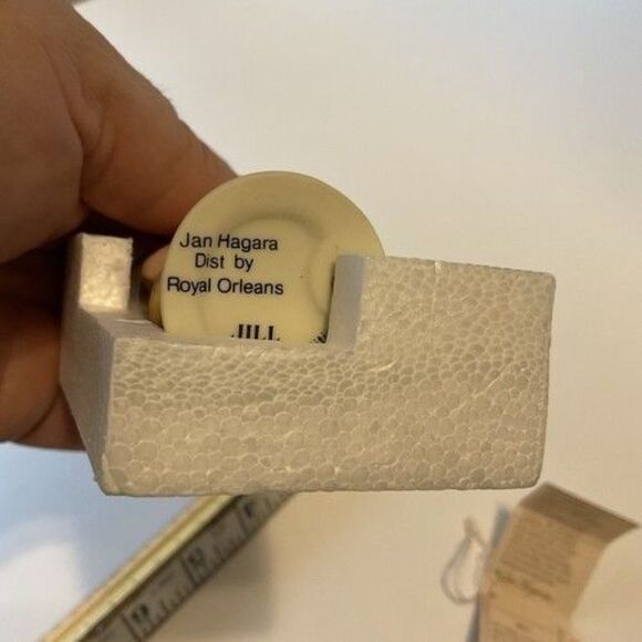 VTG NWB Jan Hagara All Bisque Little Victorian Girl&Her Doll Christmas Ornament - Picture 2 of 10